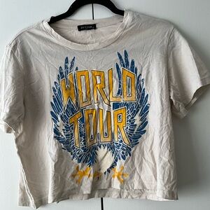 World Tour Graphic Tee - semi cropped